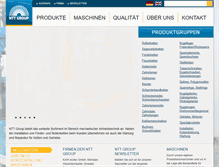 Tablet Screenshot of nttgroup-de.com